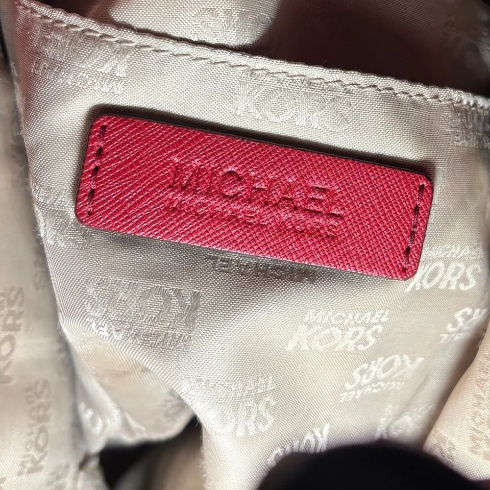 Michael Kors Red Tote Bag